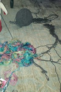 messy yarn
