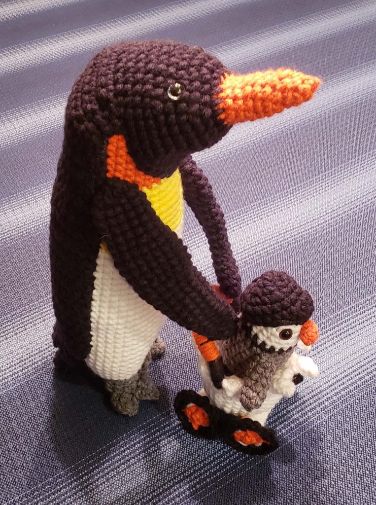 Papa Penguin and Baby