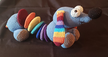 Rainbow Slinky Dog